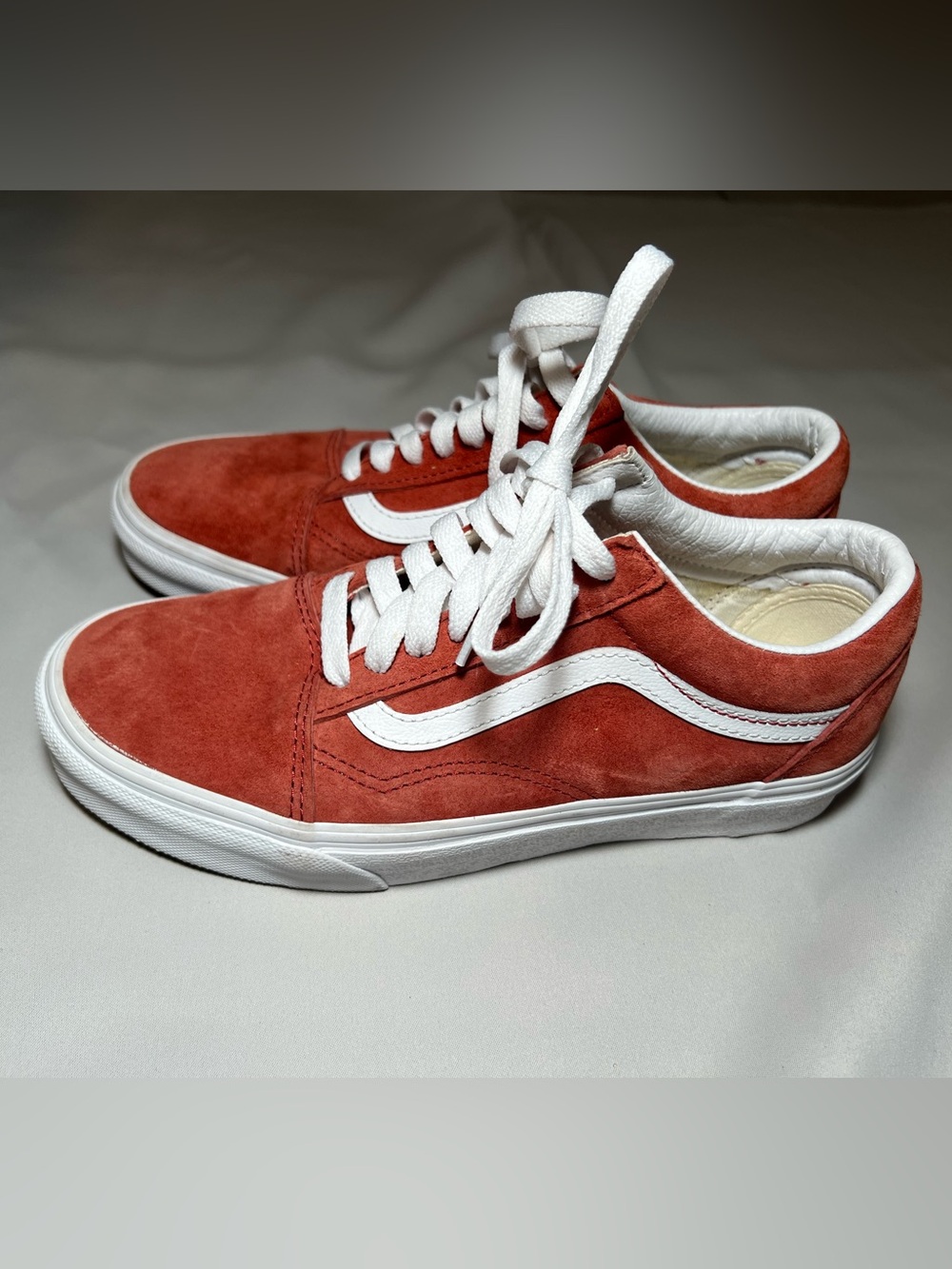 Vans Old Skool Suede Sneakers – Burnt Orange/Rust – Women's 8 / Men's 6.5